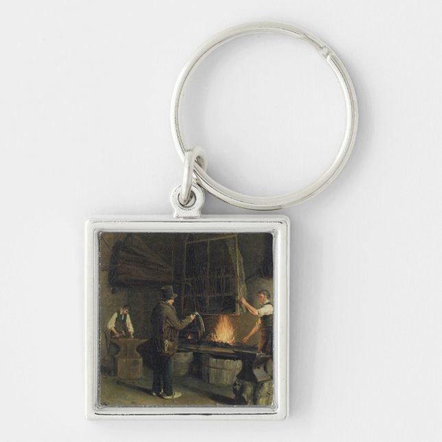 Innenraum der Schmiede, 1837 Schlüsselanhänger (Vorne)