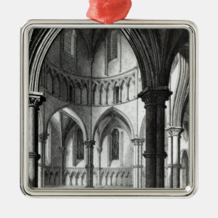 Innenraum der Tempel-Kirche Silbernes Ornament