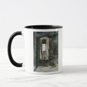 Innenraum der Windmühle auf dem Schlachtfeld Tasse