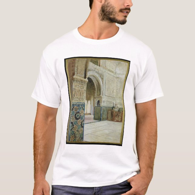 Innenraum des Alhambras, Granada (w/c) T-Shirt (Vorderseite)