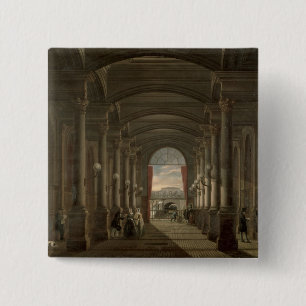 Innenraum des Gare Heiligen-Lazare Button