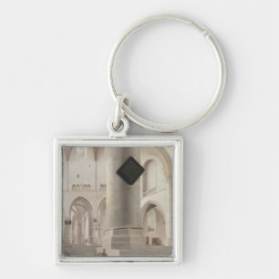 Innenraum des Grote Kerk, Amsterdam, c.1637 Schlüsselanhänger