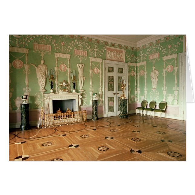 Innenraum des grünen Esszimmers (Vorderseite (Horizontal))
