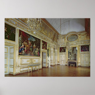 Innenraum des Salons de L'Oeil de Boeuf Poster