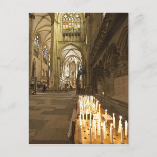 Innenraum des St. Petersdoms in Regensburg Postkarte