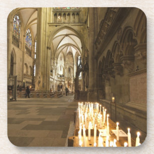 Innenraum des St. Petersdoms in Regensburg Untersetzer