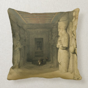 Innenraum des Tempels von Abu Simbel, von "Ägypte Kissen