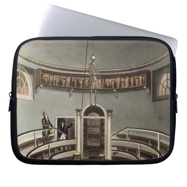 Innenraum des Theaters von Anatomie, Cambridge, Laptopschutzhülle (Vorderseite)