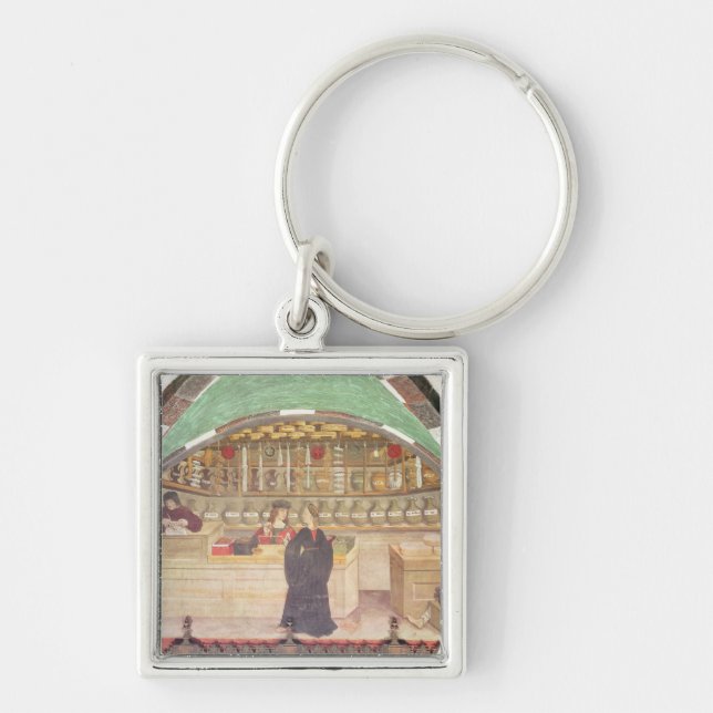 Innenraum einer Apotheke Schlüsselanhänger (Vorne)