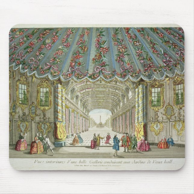 Innenraum einer Galerie, die zu Vauxhall Gärten Mousepad (Vorne)