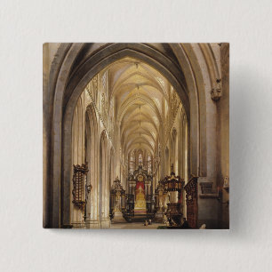 Innenraum einer Kirche, 1840 Button