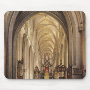 Innenraum einer Kirche, 1840 Mousepad