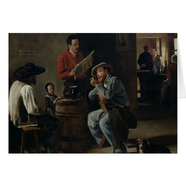 Innenraum einer Taverne, 1859 (Vorderseite (Horizontal))