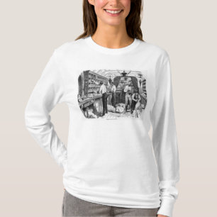 Innenraum eines französischen Bahnpostlastwagens T-Shirt