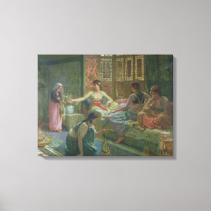 Innenraum eines Harems, c.1865 Leinwanddruck