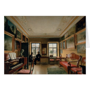 Innenraum eines Herrenhauses, 1830s