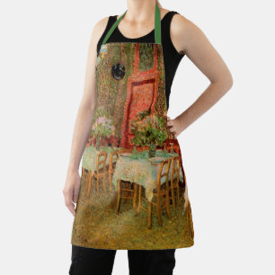 Innenraum eines Restaurants von Vincent van Gogh Schürze