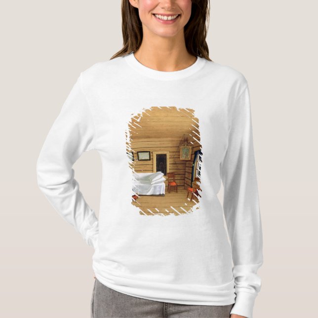 Innenraum mit einer Sitzfrau T-Shirt (Vorderseite)