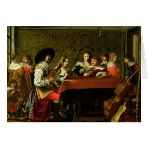 Innenraum mit Musikern und Sängern