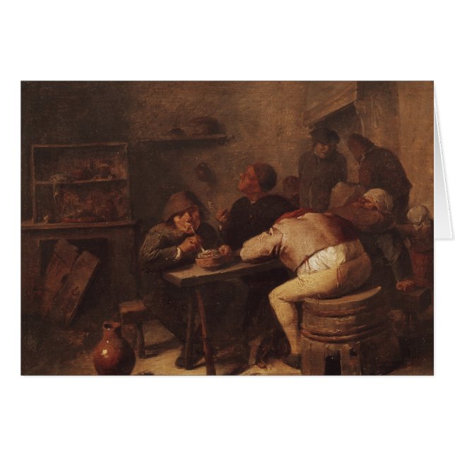 Innenraum mit Rauchern (Vorderseite (Horizontal))
