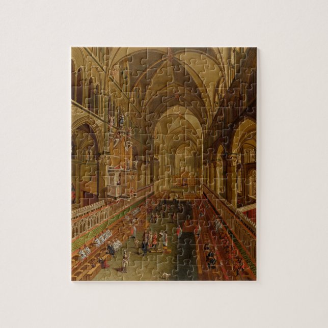 Innenraum von Canterbury-Kathedrale, c.1675-1700 (Vertikal)