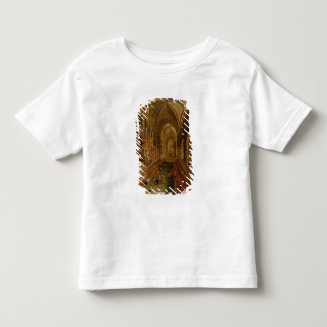 Innenraum von Canterbury-Kathedrale, c.1675-1700 Kleinkind T-shirt (Vorderseite)