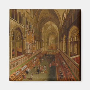 Innenraum von Canterbury-Kathedrale, c.1675-1700 Magnet