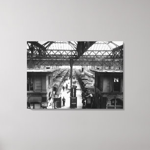Innenraum von Charing Querstation, London Leinwanddruck