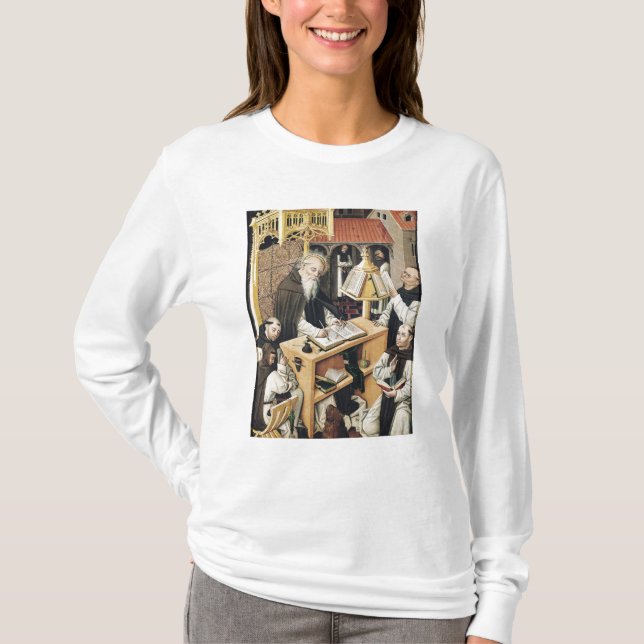 Innenraum von einem Scriptorium, Schule von T-Shirt (Vorderseite)