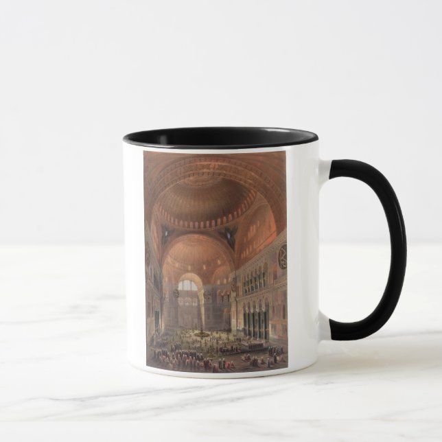 Innenraum von Haghia Sophia, Konstantinopel, Tasse (Rechts)