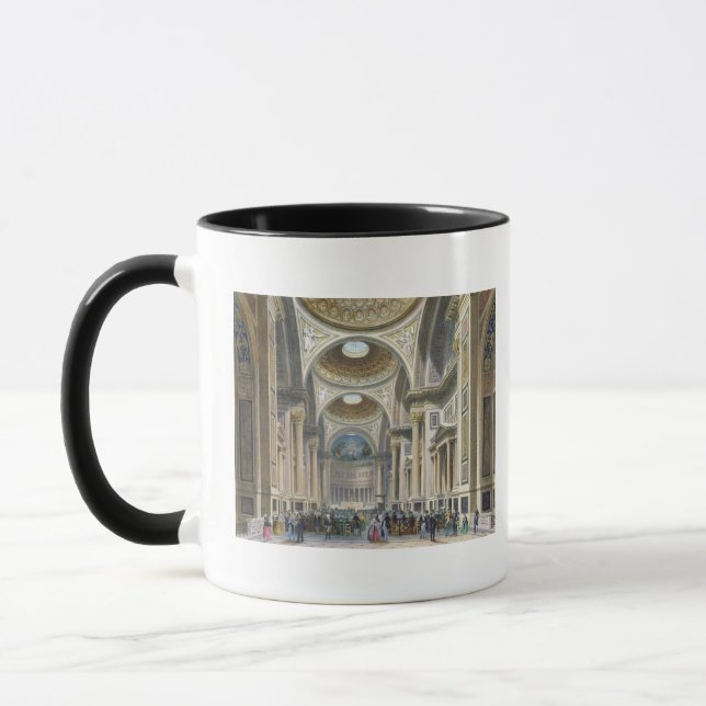 Innenraum von La Madeleine, Paris Tasse (Links)