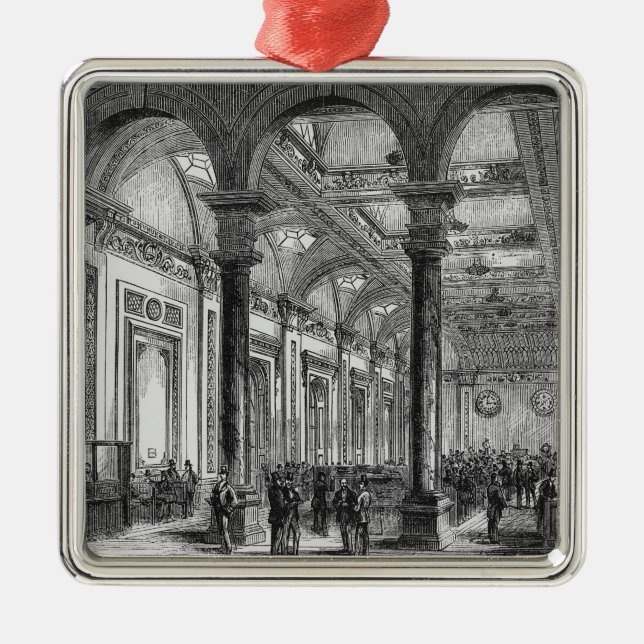Innenraum von Lloyd von London Ornament Aus Metall (Vorne)