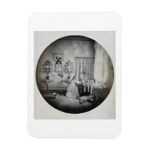 Innenraum von Muckross Haus, c.1865 (Albumendruck) Magnet