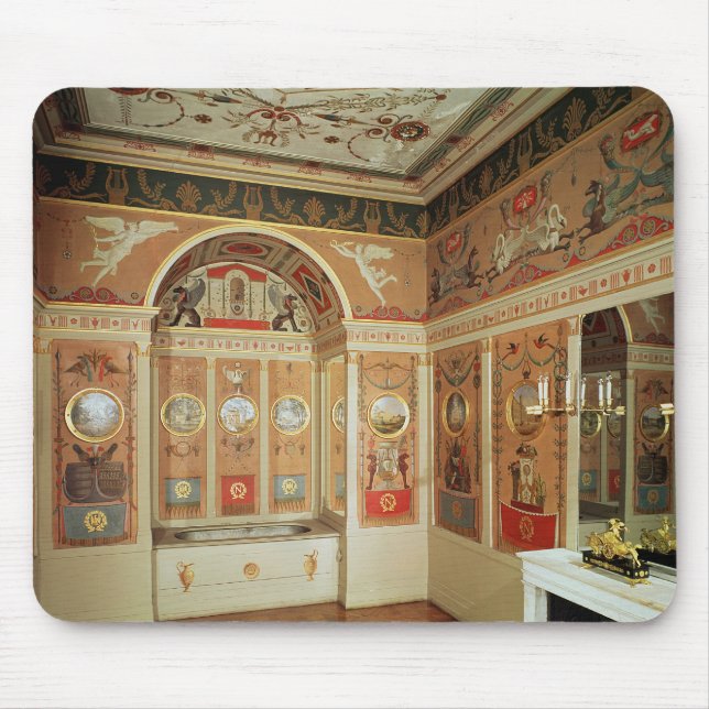 Innenraum von Napoleons Badezimmer, im Jahre 1807 Mousepad (Vorne)