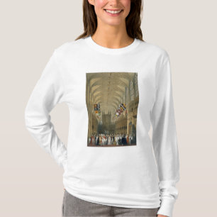 Innenraum von St George Kapelle, 1838 (Farbelitho T-Shirt