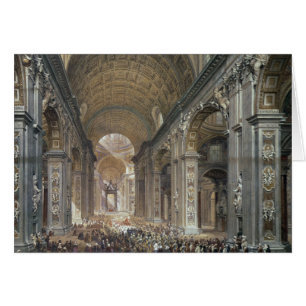 Innenraum von St Peter, Rom, 1867