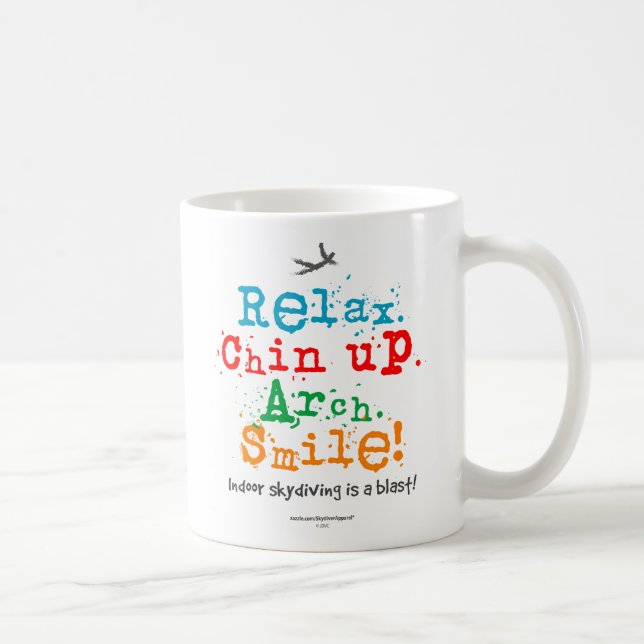 InnenSkydiving ist eine Explosion! Kaffeetasse (Rechts)