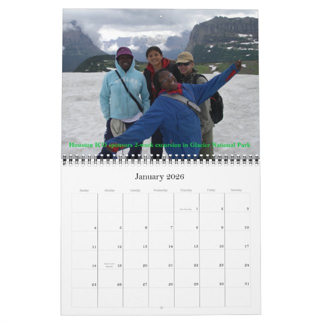 Innenstadt-Ausflüge, Sierra Kalender des (Jan 2026)
