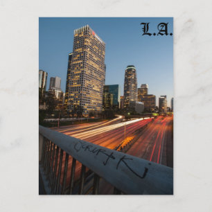 Innenstadt L.A. Postkarte