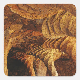 Innenwölbung (Stein) Quadratischer Aufkleber