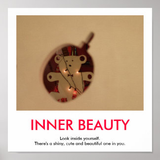 INNER BEAUTY affiche démotivante