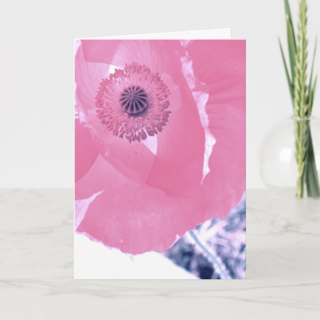 Inner Beauty Poppy Card Karte (Vorderseite)