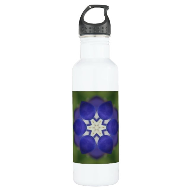 Inner Bluebonnet-Blume Edelstahlflasche (Vorderseite)