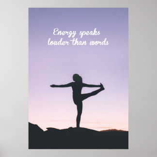 Inner Energy, Outer Peace Poster