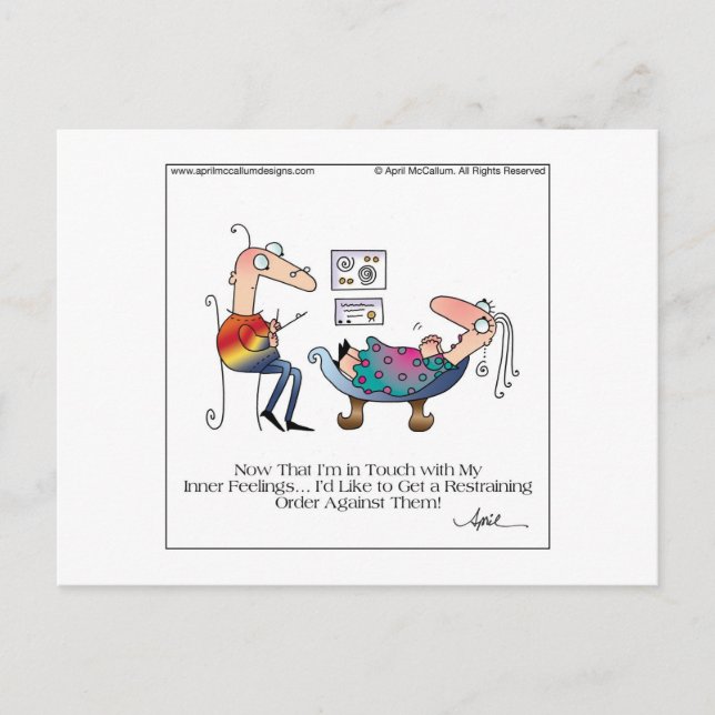 INNER GEFÜHLE Postcard bis April McCallum Postkarte (Vorderseite)