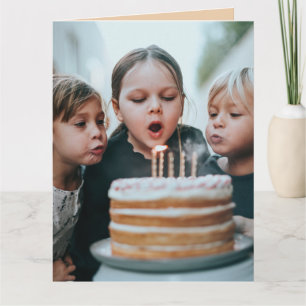 INNER KIND GLÜCKLICH BIRTHDAY CAKE BIG BIRTHDAY CA KARTE