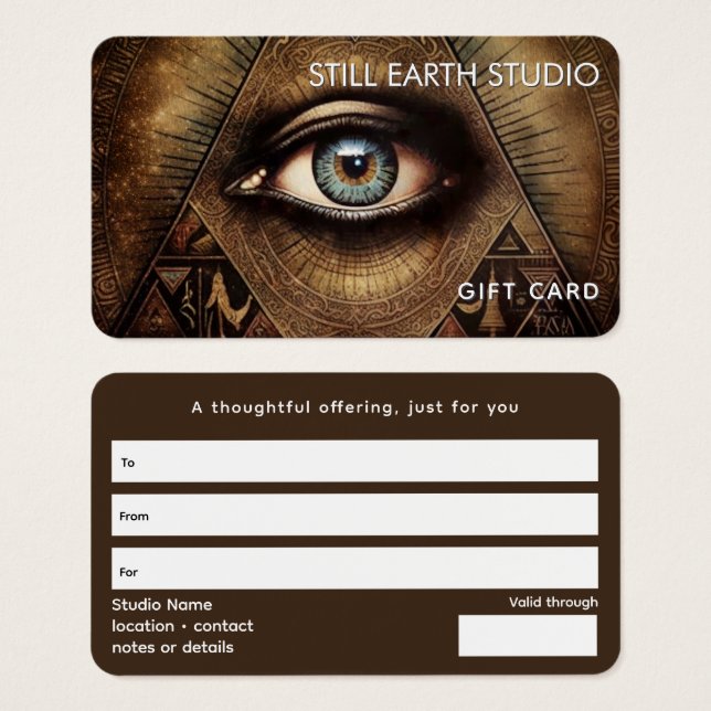 Inner Oracle | Third Eye Design (Devant & derrière)