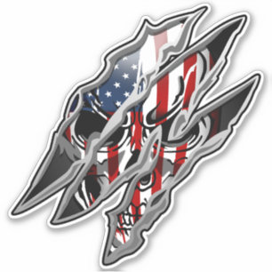 Inner Patriot Custom-Cut Vinyl Sticker