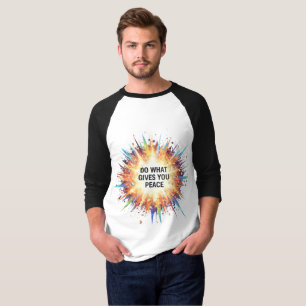 "Inner Peace Explosion Grafik T-Shirt" T-Shirt