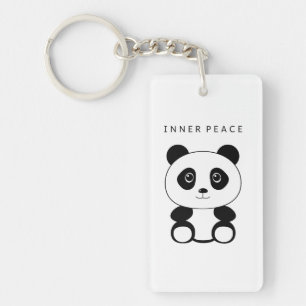 Inner Peace Panda Schlüsselanhänger
